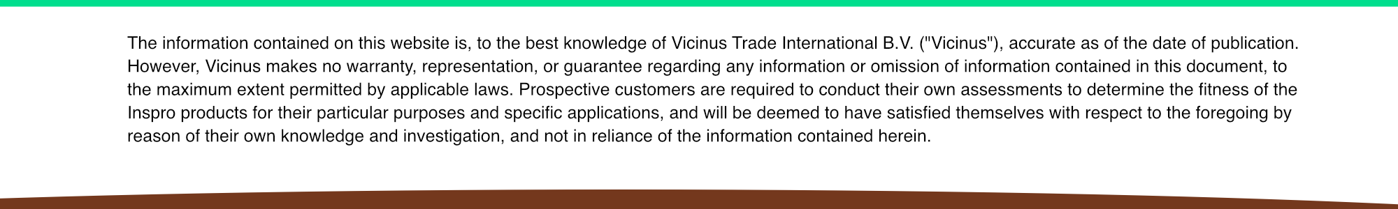 Inspro Vicinus Disclaimer Footer PNG